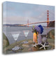 "Dream Cafe Golden Gate Bridge - 62" By Alan Blaustein, Gallery Wrap Canvas