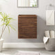 Render 18" Wall-Mount Bathroom Vanity Cabinet, Walnut
