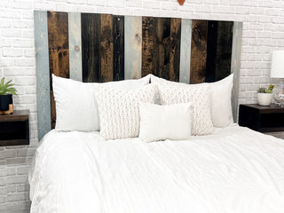 Handcrafted Headboard, Leaner Style, All Terrain Mix, Full