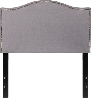Twin Headboard-Gray Fabric