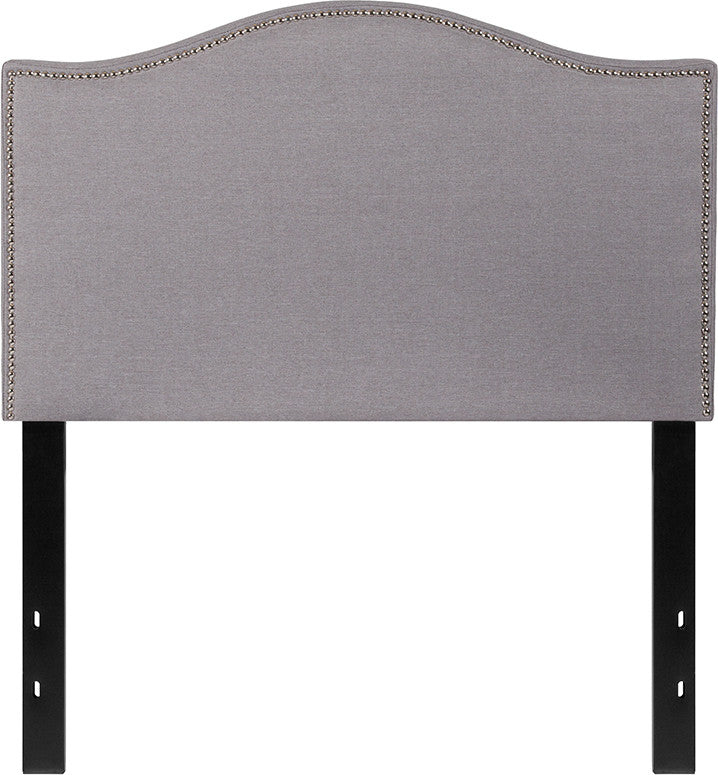 Twin Headboard-Gray Fabric