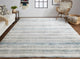 Weave & Wander Malana Rug, Aegean Blue/Warm Gray, 12ft x 15ft Aea Rug