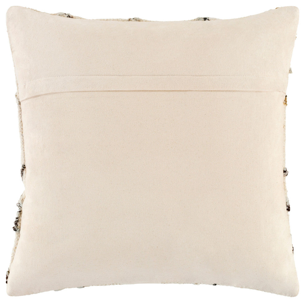 Surya Nettie Pillow Shell With Down Insert 20"H X 20"W Light Beige