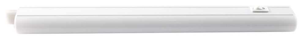Bazz 12" White and Chrome Linear LED Under Cabinet Lighting