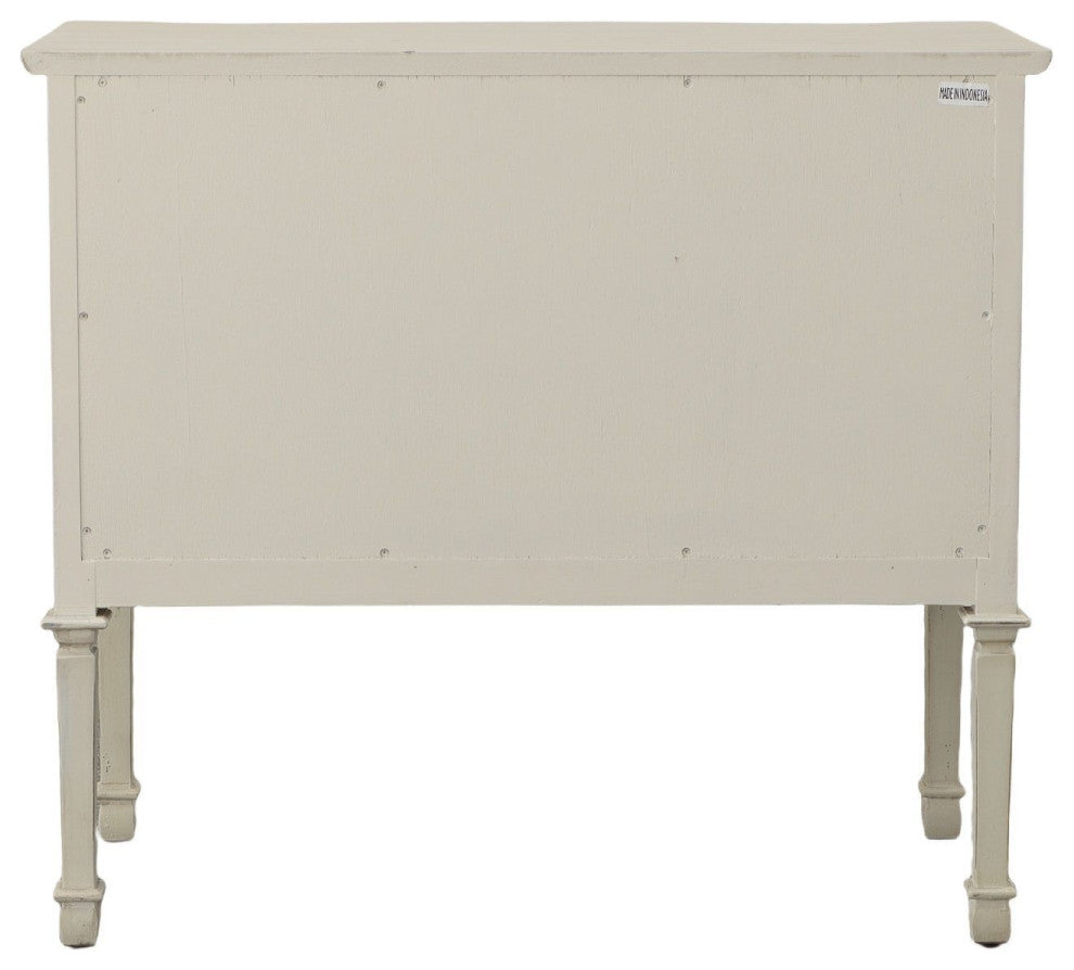 Willow 36" 2-Door Server, Distressed Cream