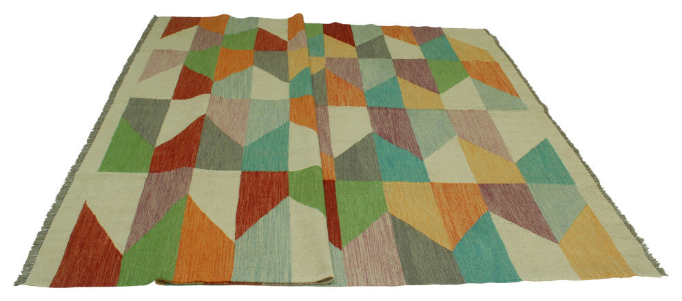 Winchester Kilim Kamilla Red/Gray Rug, 8'2x11'5