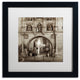 Alan Blaustein ''Burgos I'' Art, Black Frame, White Mat, 16x16