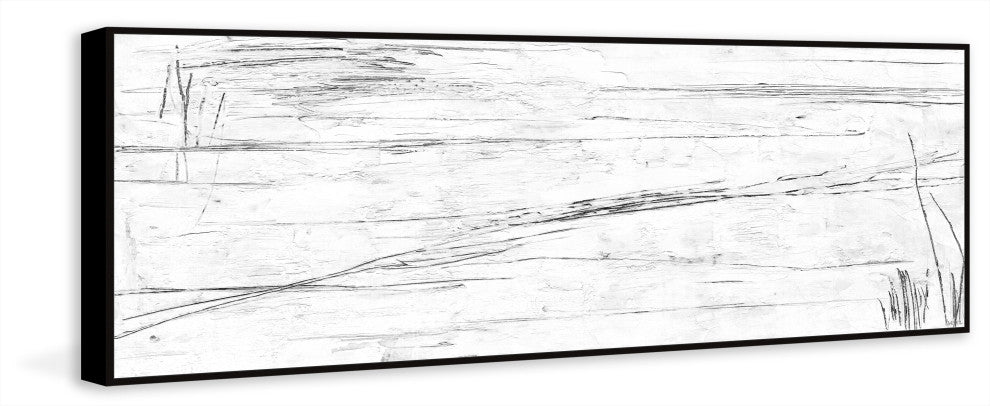 "Desert Wander" Floater Framed Painting Print on Canvas, 60x20