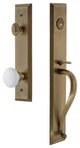 Fifth Avenue 1-Piece Dummy Handleset, S Grip and Hyde Park Knob, 849558