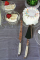 2 Piece Laguiole Conoisseur Cake Slicer And Server Set  Faux Ivory