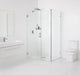 78"x48"x32" Frameless 90 Degree Shower Enclosure Wall Hinge, Brushed Nickel