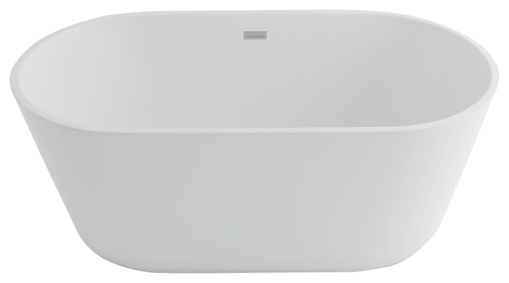 60"x31" Acrylic Alcove Freestanding Soaking Bathtub