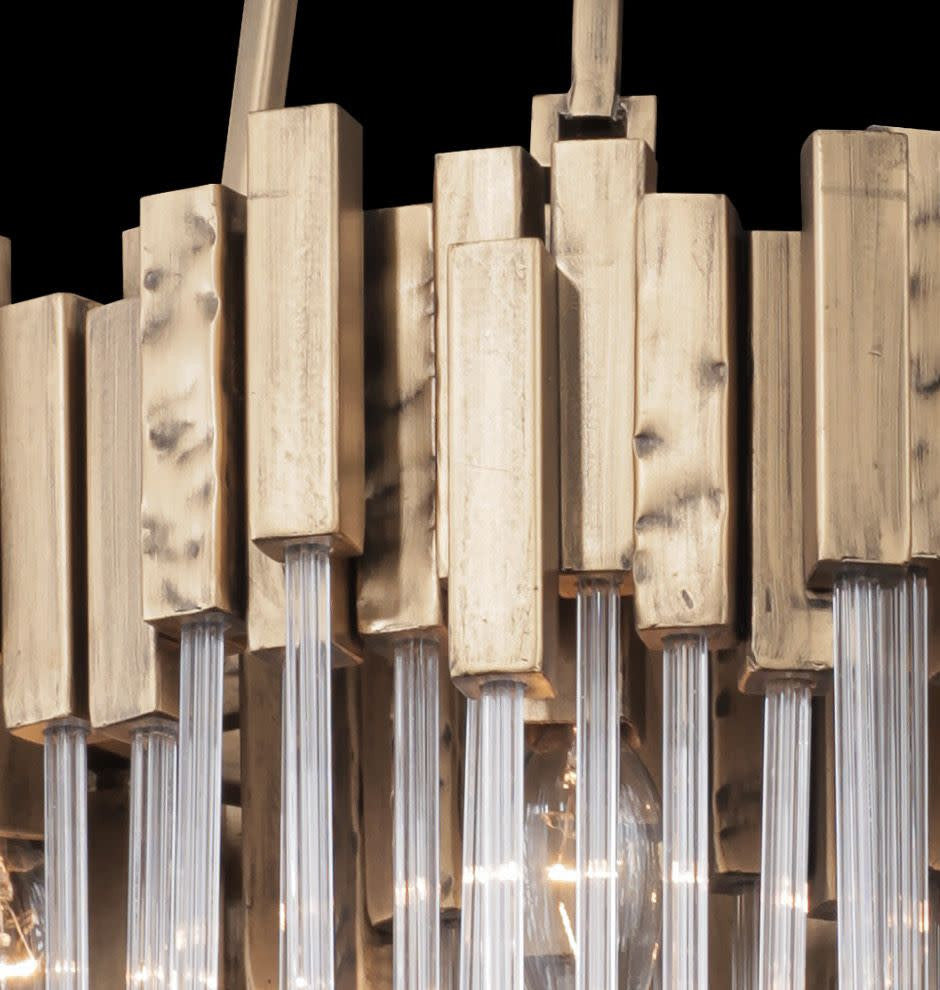 Varaluz 309P06 Matrix 6 Light 19"W Multi Light Pendant - Havana Gold