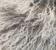 Tibetan Lamb Pillow, Gray Snowtop, 15"x25"