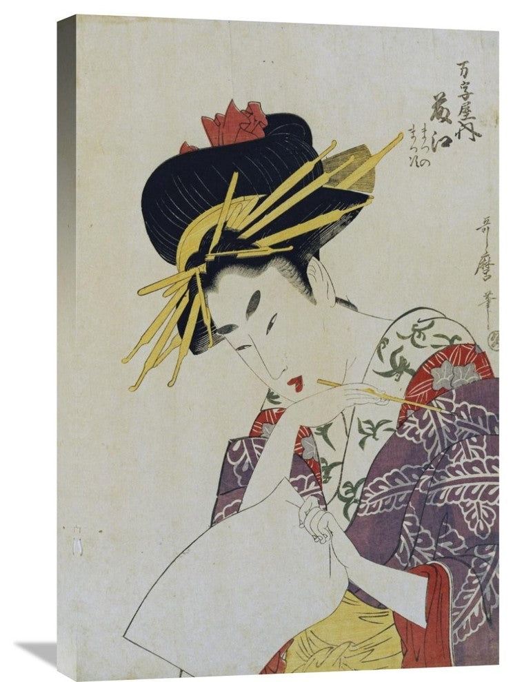"The Courtesan Fujie From Manjiya" Artwork