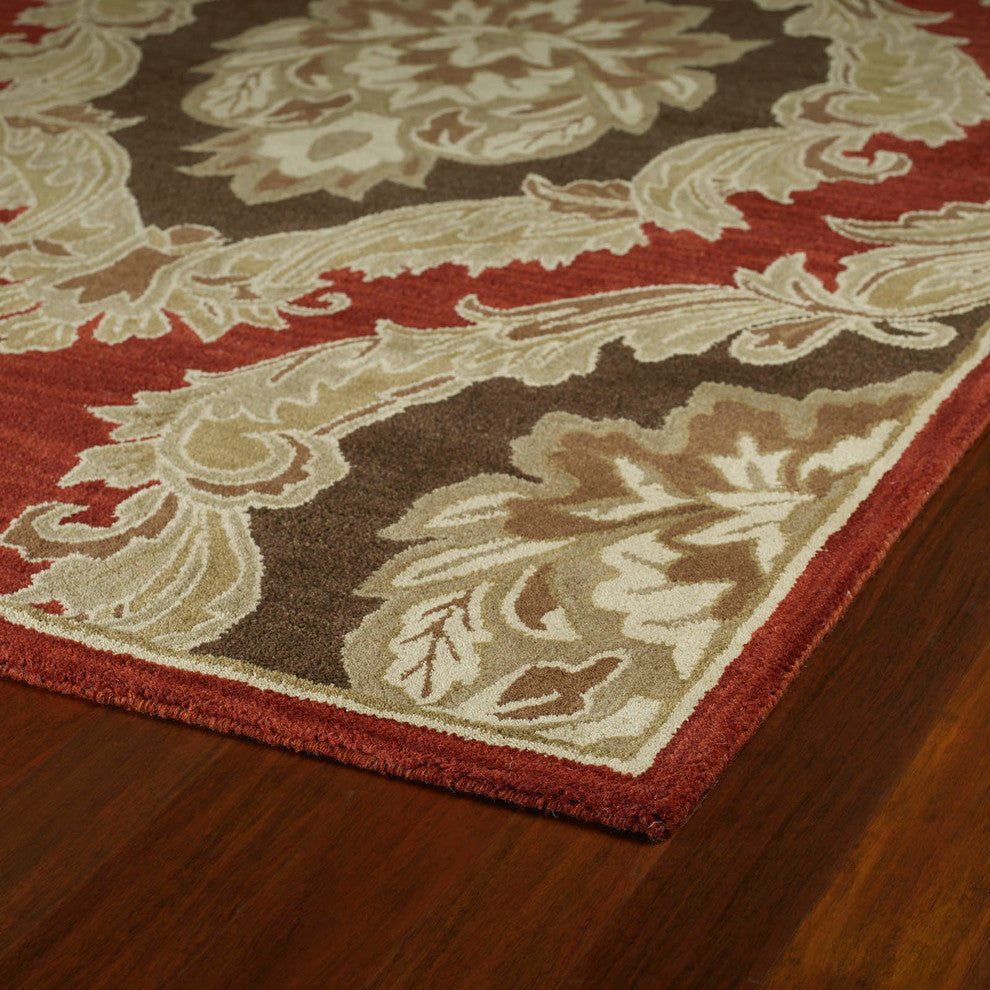 Kaleen Khazana Castilian 9''6"x13'' Salsa Rug