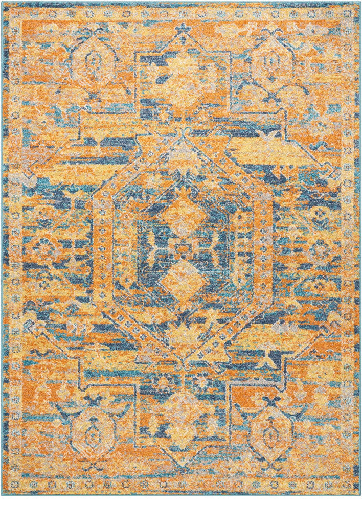 7' X 10' Sunset Power Loom Area Rug