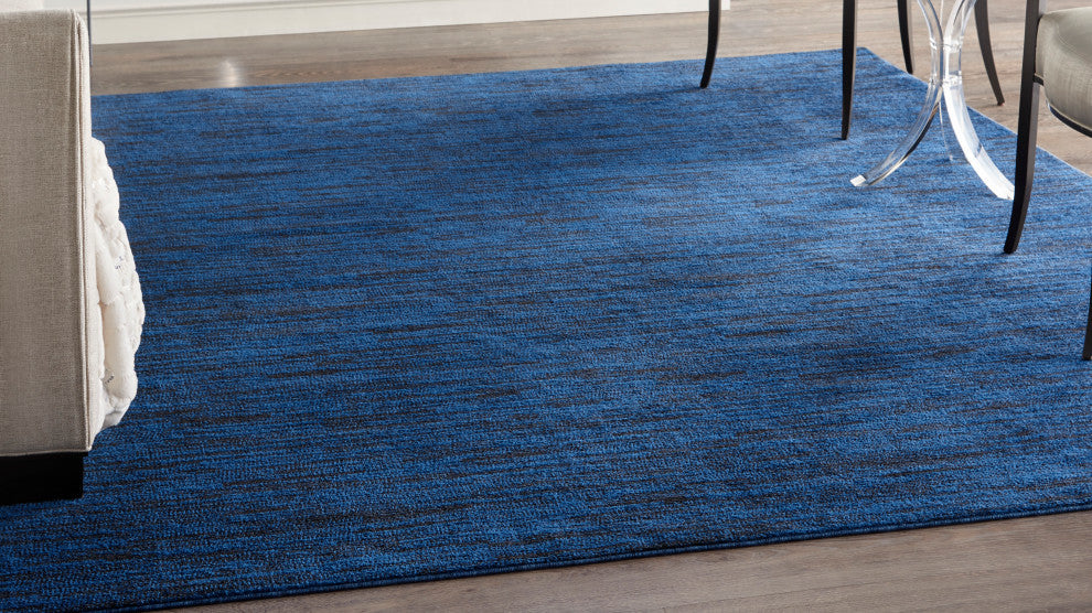 Nourison Essentials 10' x 14' Midnight Blue Outdoor Area Rug
