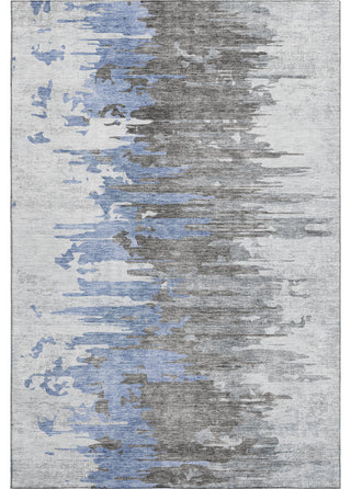 Premium Machine Washable Mayfield AMF704 Blue 3' x 5' Rug