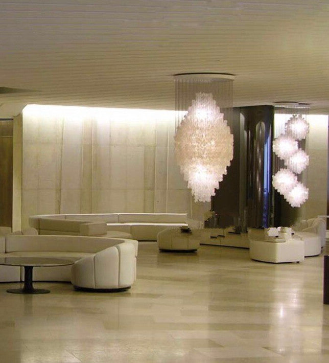 Artemis Capiz Shell Chandelier, W24"xh43"