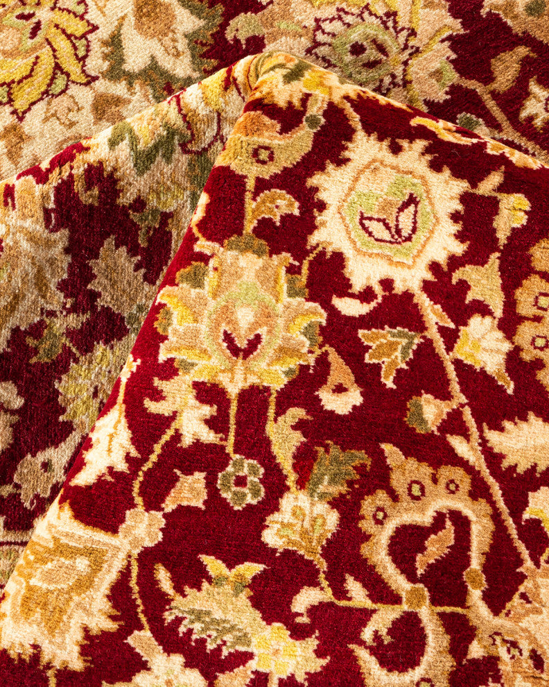 Mogul, One-of-a-Kind Hand-Knotted Area Rug Red, 9' 0" x 18' 5"