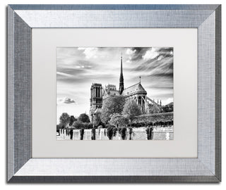 Philippe Hugonnard 'Notre Dame Cathedral Paris' Matted Framed Art, 11x14