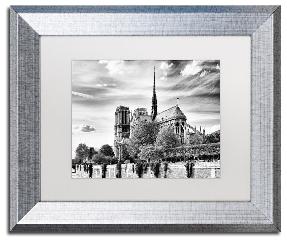 Philippe Hugonnard 'Notre Dame Cathedral Paris' Matted Framed Art, 11x14
