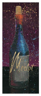 "Wine Splash Dark IV" Digital Paper Print by Wellington Studio, 22"x52"