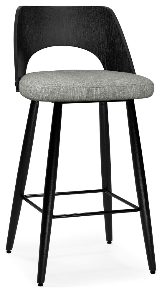 Callie Counter Height stool, Set of 2, Grey