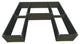 Weathered Wood Walk-In U-Shape Ft. Bragg 8'x8'x16.5" Raised Garden Bed