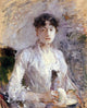 Berthe Morisot Young Woman in Mauve, Gallery Wrapped Canvas Print, 20"x25"