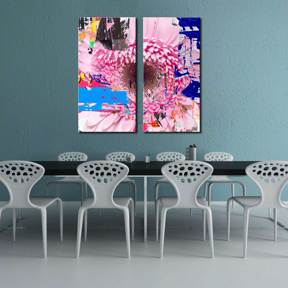 Painted Petals LXXV Canvas Art, 2-Piece Set