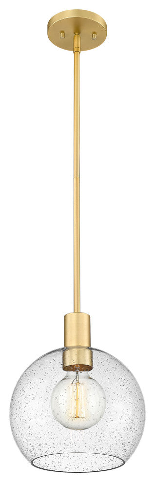 Zlite 7501P10-OBR 1-Light Pendant, Clear Seedy