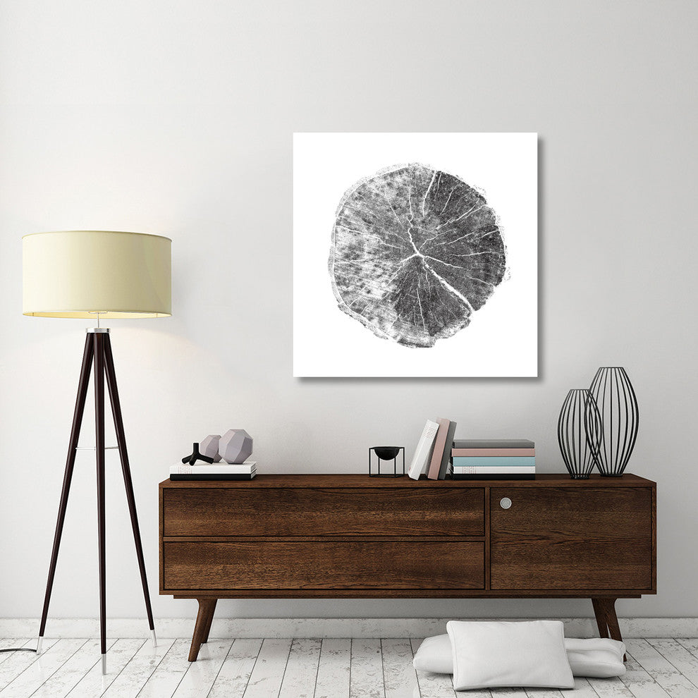 "Woodland Years I with Silver Foil" Paper Print by Sue Schlabach, 42"x42"