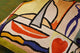 Fun in the Sun II by Alfred Gockel Accent Pillow Cover Handmade Art Silk 18x18"