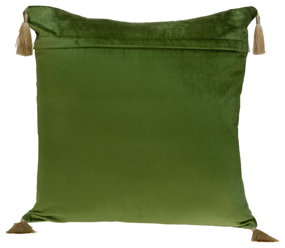 Parkland Collection Zella Olive Throw Pillow, Square