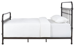 Maverick Rustic Metal Bed, Dark Bronze, King