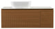 Simon Series Wall Mount Vanity With a Porcelain Vessel Sink, 48"