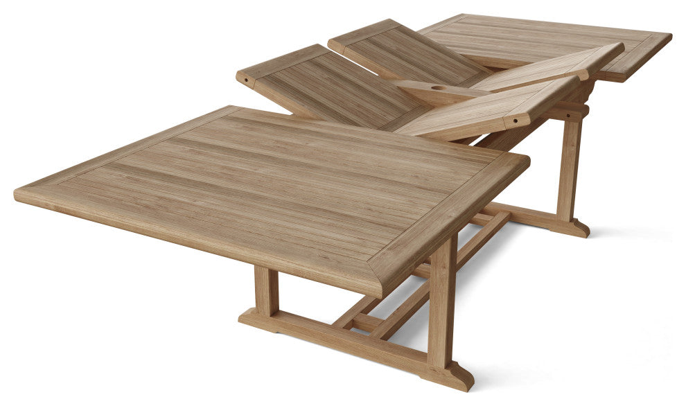 Valencia 117" Rectangular Table w/ Double Extensions