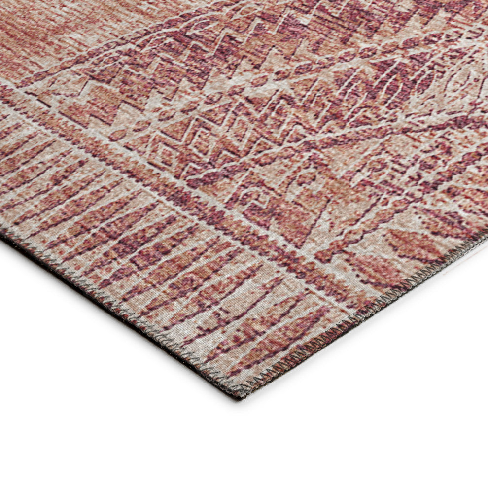 Indoor/Outdoor Sedona SN7 Spice Machine Washable 10' x 10' Round Rug