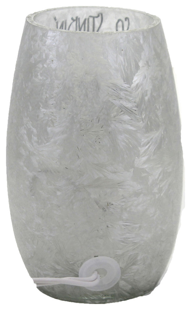 5.00In Cute Animal Pre-Lit Small Vase, Glass, Baby Animals Skr9204 Skunk