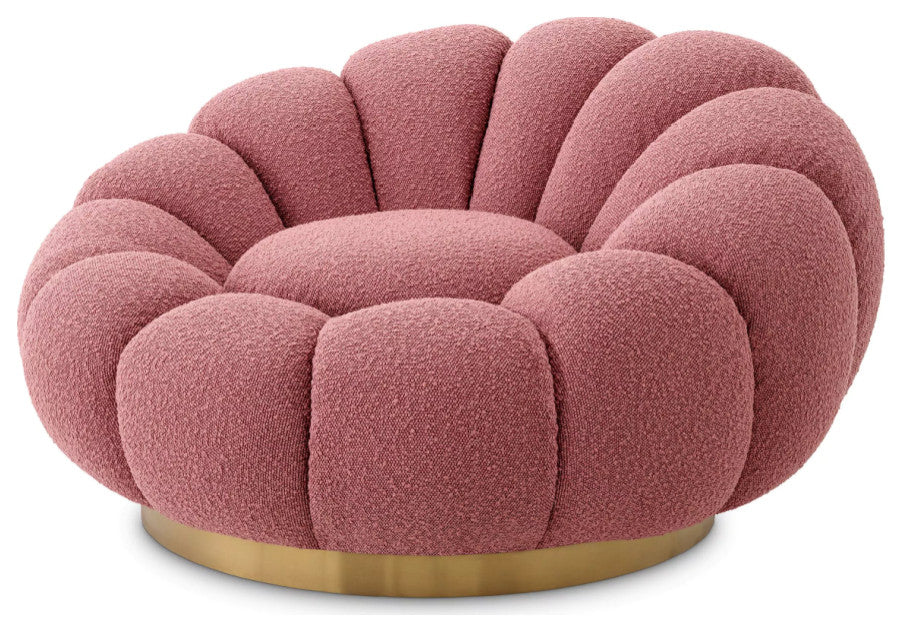 Flower Design Swivel Chair | Eichholtz Mello, Pink