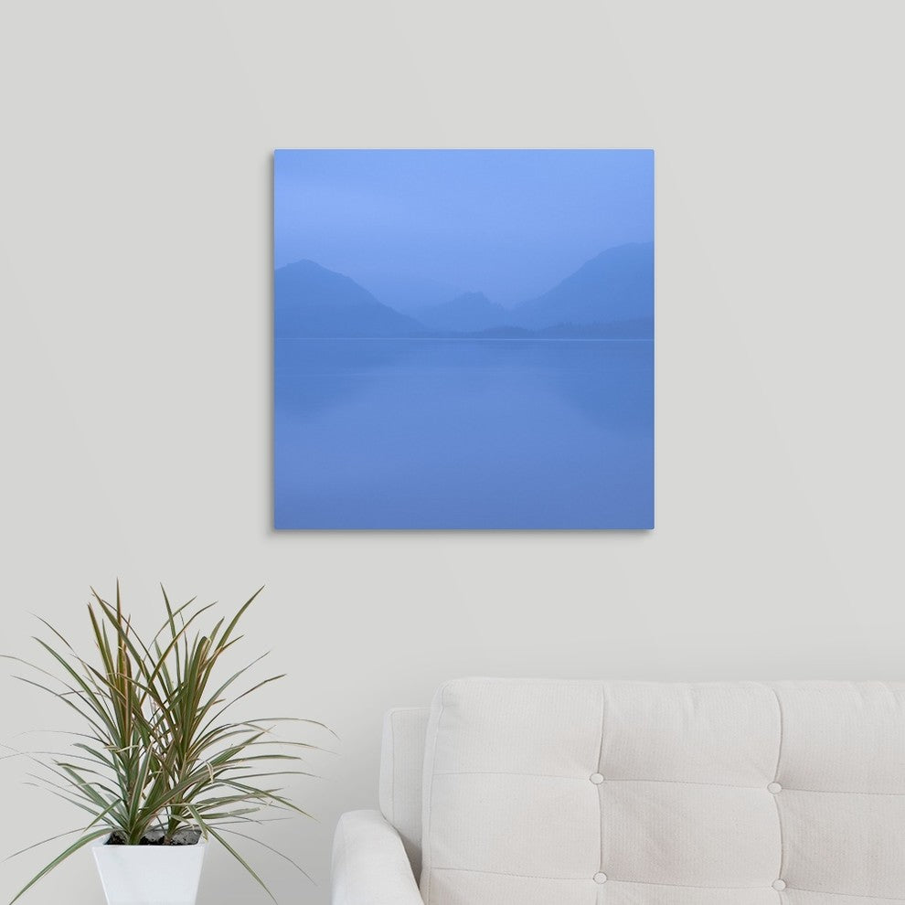"True Blue" Wrapped Canvas Art Print, 20"x20"x1.5"