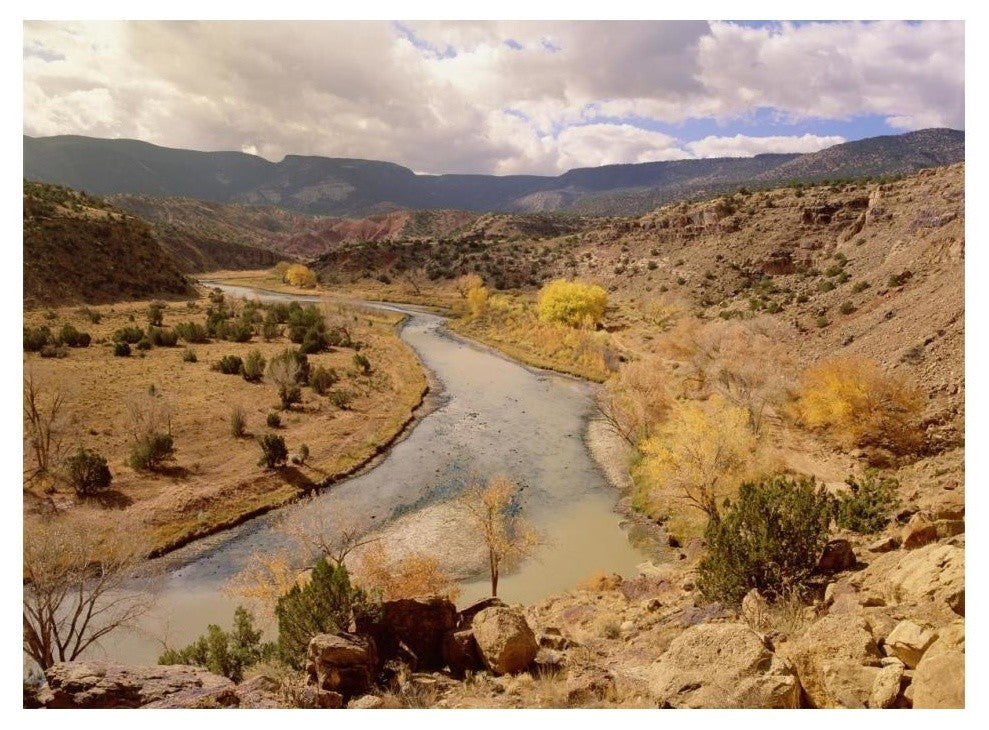 "Rio Chama in autumn, New Mexico" Digital Paper Print by Tim Fitzharris, 18"x14"