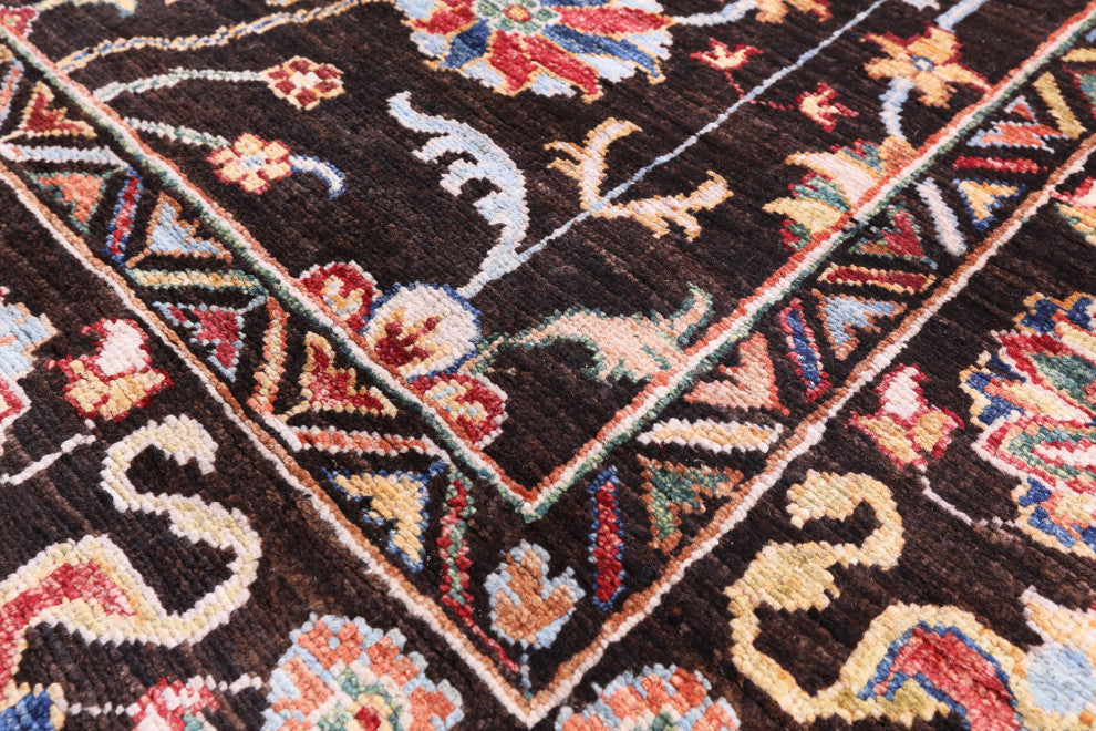 Handmade Persian Tabriz Wool Rug 6' 1" X 8' 9" Q11278