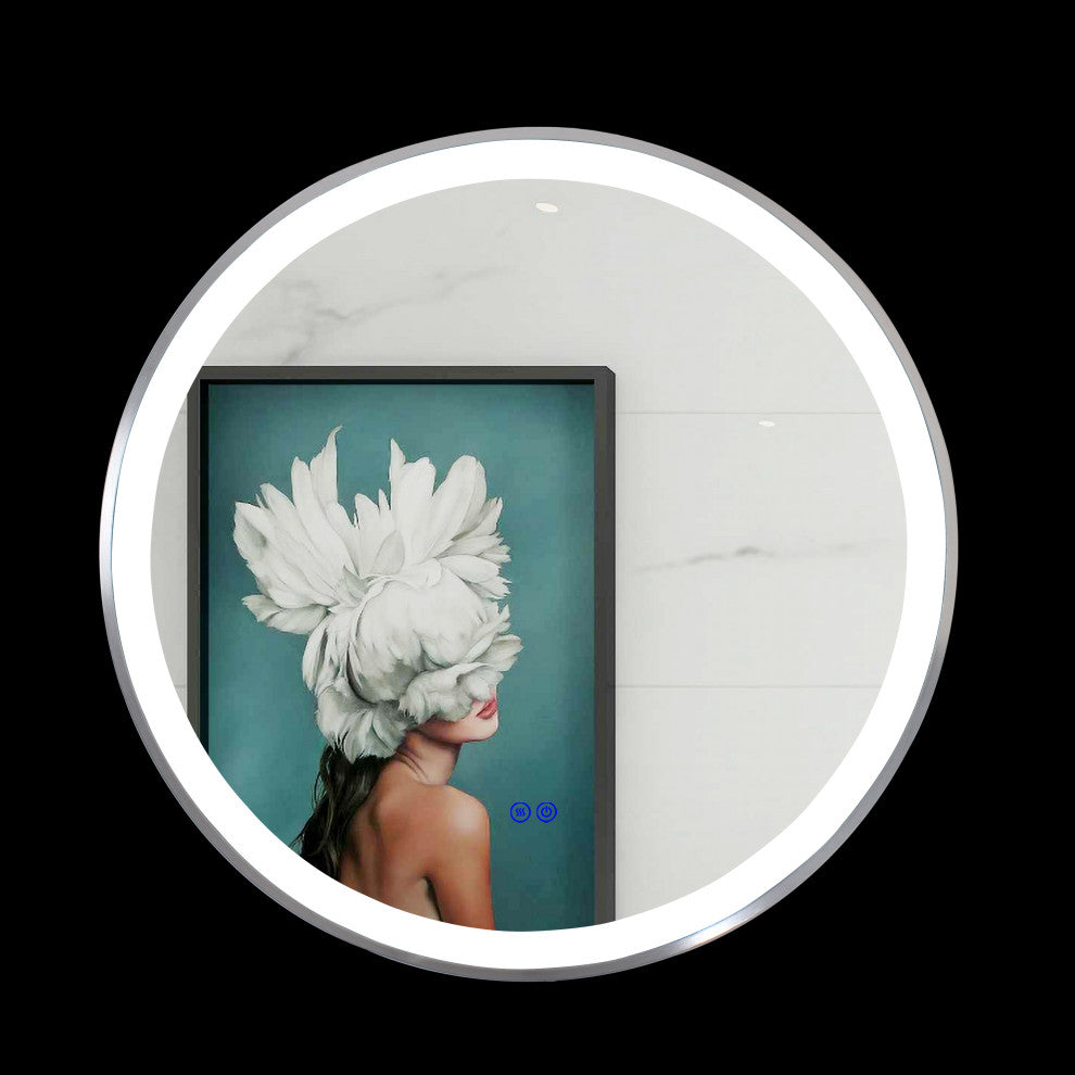 CHLOE Lighting SPECULO Embedded LED Mirror 6000K, Daylight White, 24"