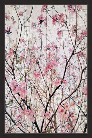 "Pink Blossoms" Framed Painting Print, 16x24