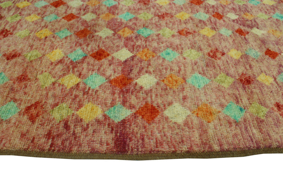 Balochi Holly Purple/Red Rug, 5'2x8'0
