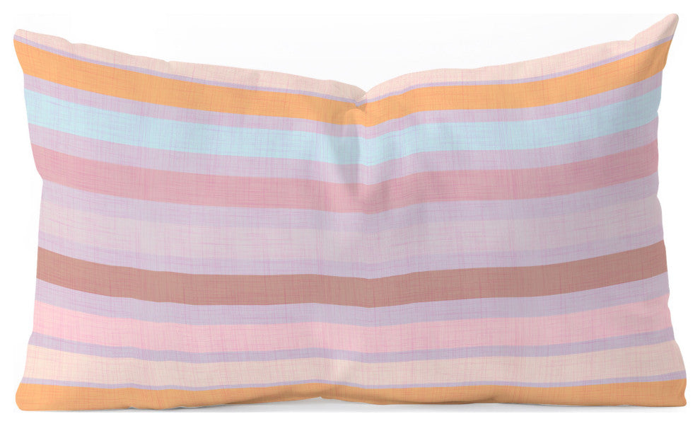 Mirimo Pastello Stripes Oblong Throw Pillow