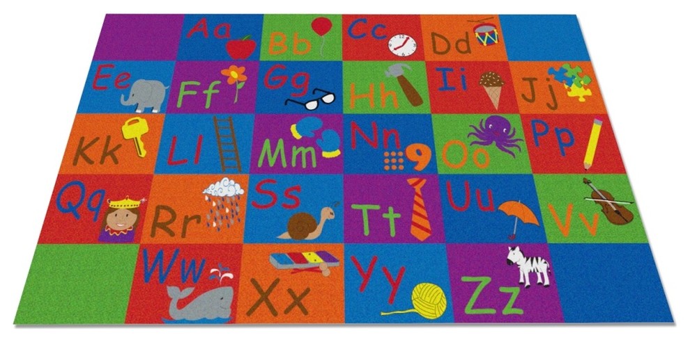 All In A Row Letter Rug